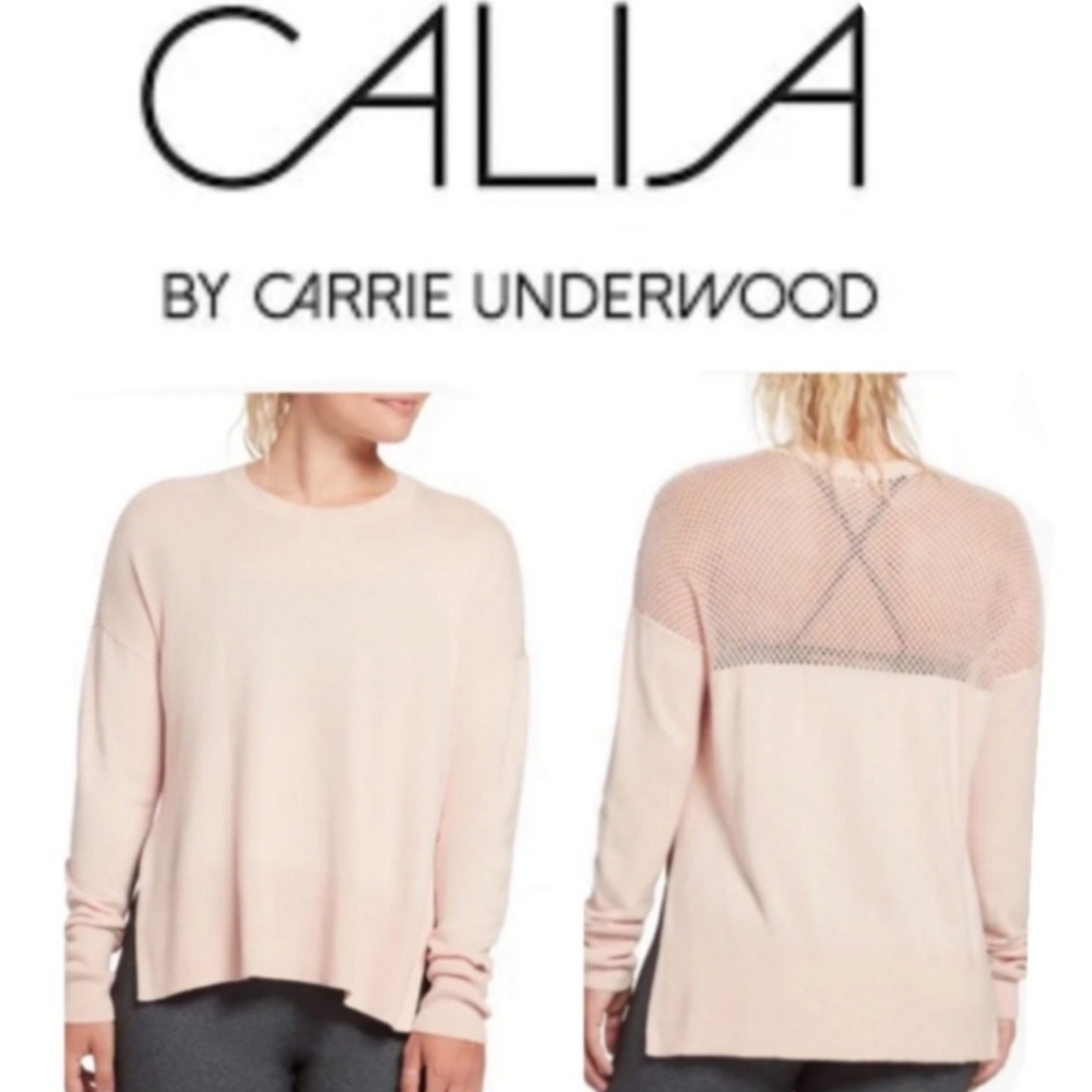 NWT Calia Carrie Underwood Journey Open Stitch Lightweight Sweater